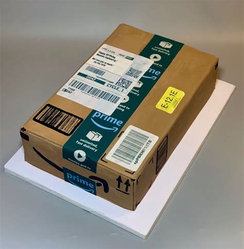 amazon themed cake|amazon package cake.